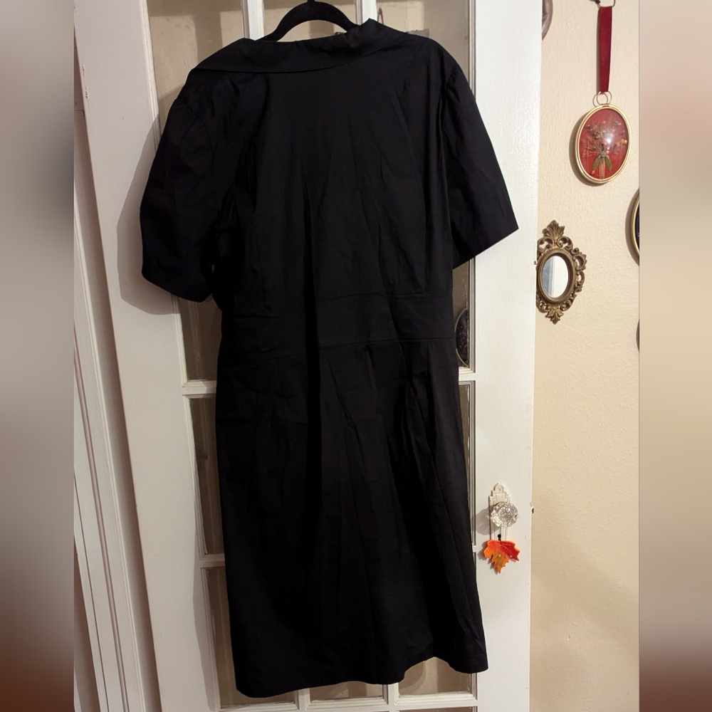 Lafayette 148 Tie Waist Shirt Dress 18 Plus - Picture 5 of 6